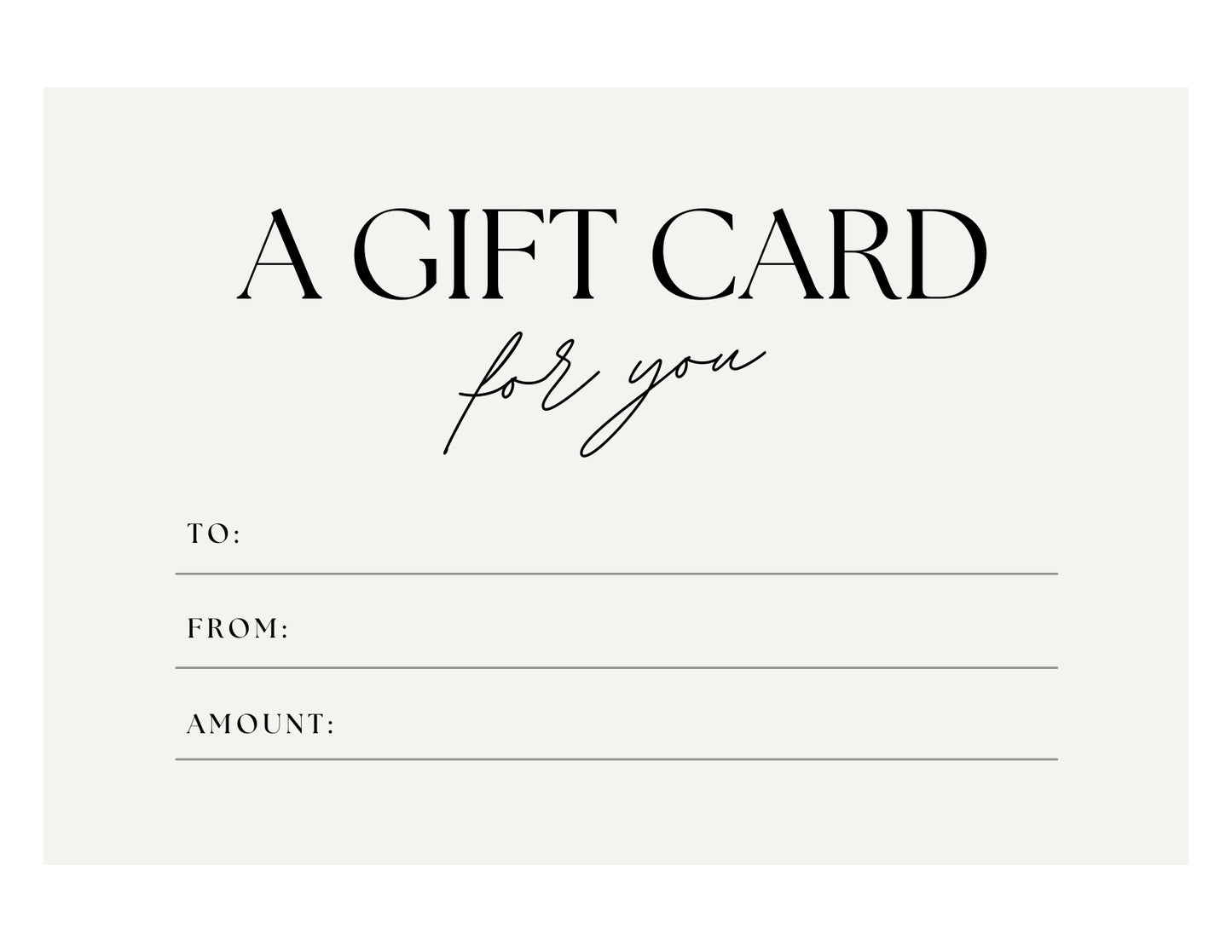 LuosDekan Gift Card