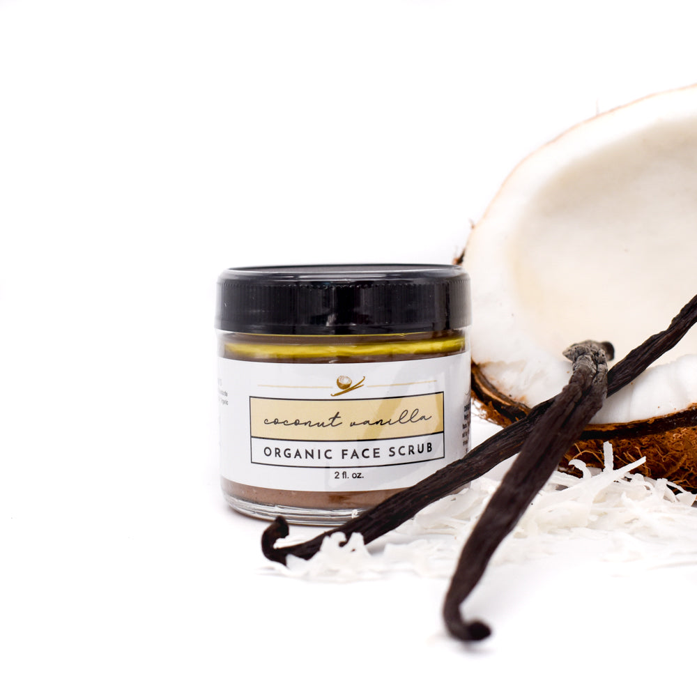Coconut Vanilla Organic Face Scrub