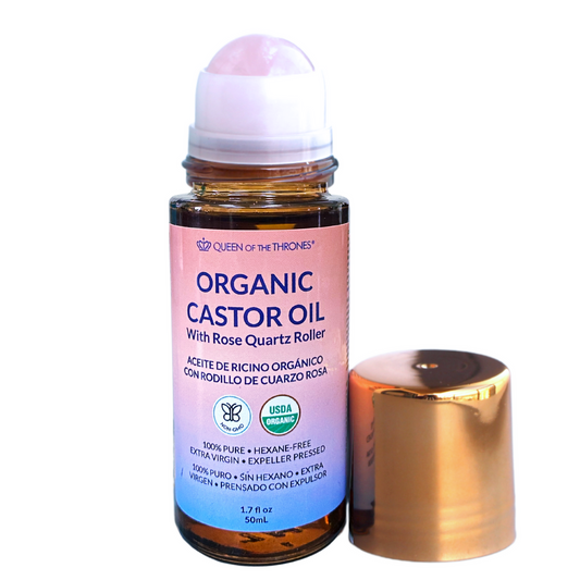 Organic Castor Oil Roll-On 1.7oz (50mL)